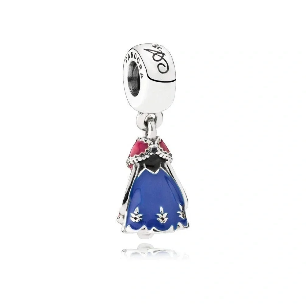 Pandora Disney Frozen Anna's Blue Dress Charm